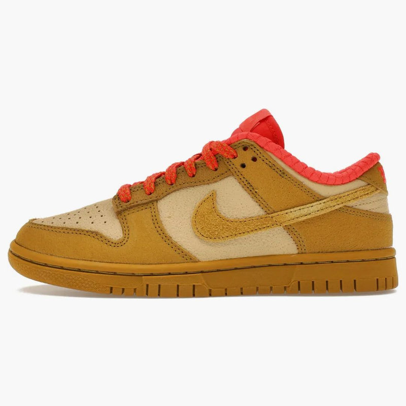 Nike Dunk Low Bronzine Sesame Picante Red (women's)