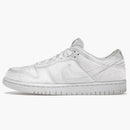 Nike Dunk Low Dover Street Market Triple White Velvet