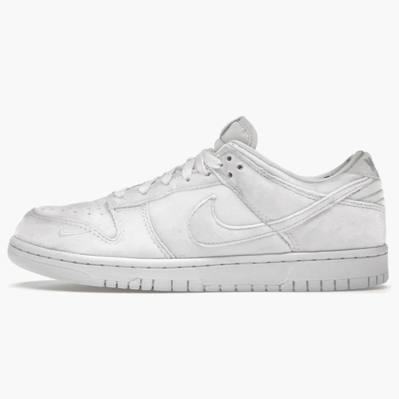 Nike Dunk Low Dover Street Market Triple White Velvet