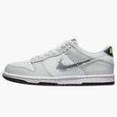Nike Dunk Low Glitch Swoosh White Grey (gs)