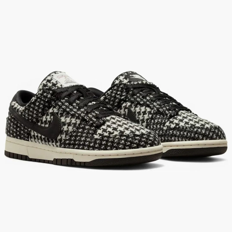 Nike Dunk Low Harris Tweed White Black Multi (women's)