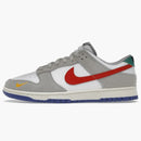 Nike Dunk Low Light Iron Ore Red Blue