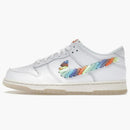 Nike Dunk Low Se Rainbow Lace Swoosh White (gs)