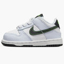 Nike Dunk Low White Football Grey Green Strike Black (td)