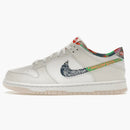 Nike Dunk Low White Multi-color Paisley (gs)