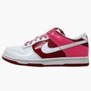 Nike Dunk Low White Varsity Red Team Red (women's)
