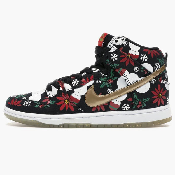Nike SB Dunk High Koncepty ošklivé vánoční svetr černé