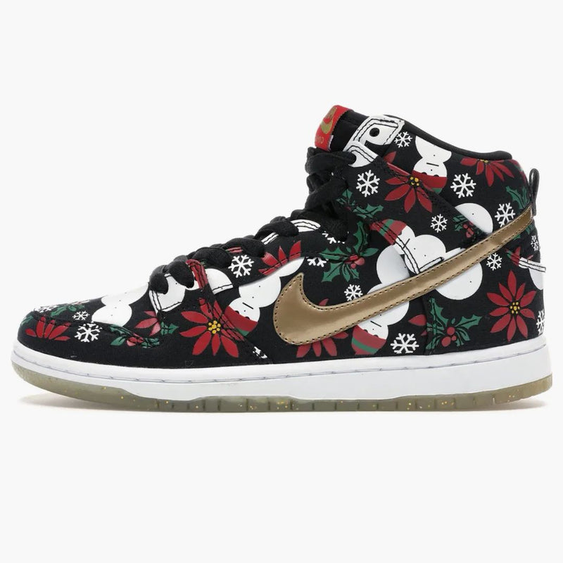 Nike SB Dunk High Koncepty ošklivé vánoční svetr černé