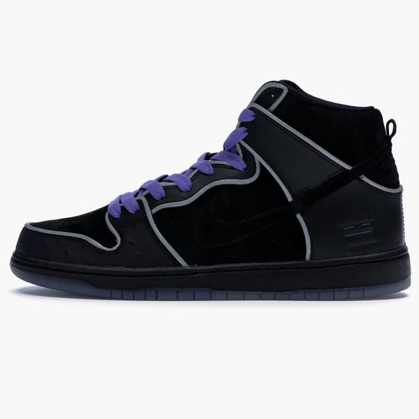 Nike Sb Dunk High Black Purple Box