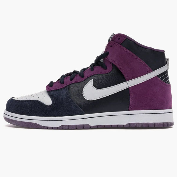 Nike Sb Dunk High Dark Obsidian Metallic Platinum