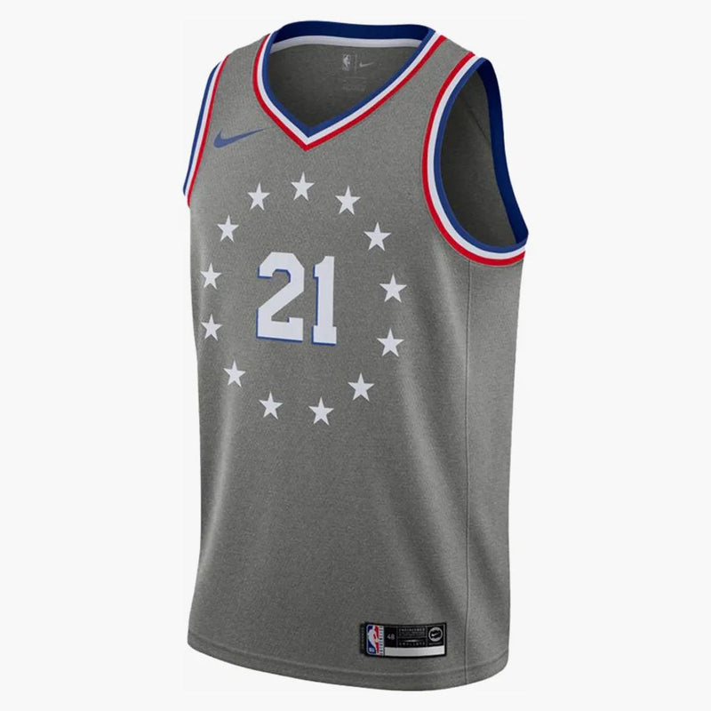 Nike Embiid City Edition Swingman Jersey Grey