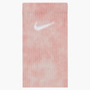Nike Everyday Plus Cushioned Crew Socks Bleached Coral/light Soft Pink/white