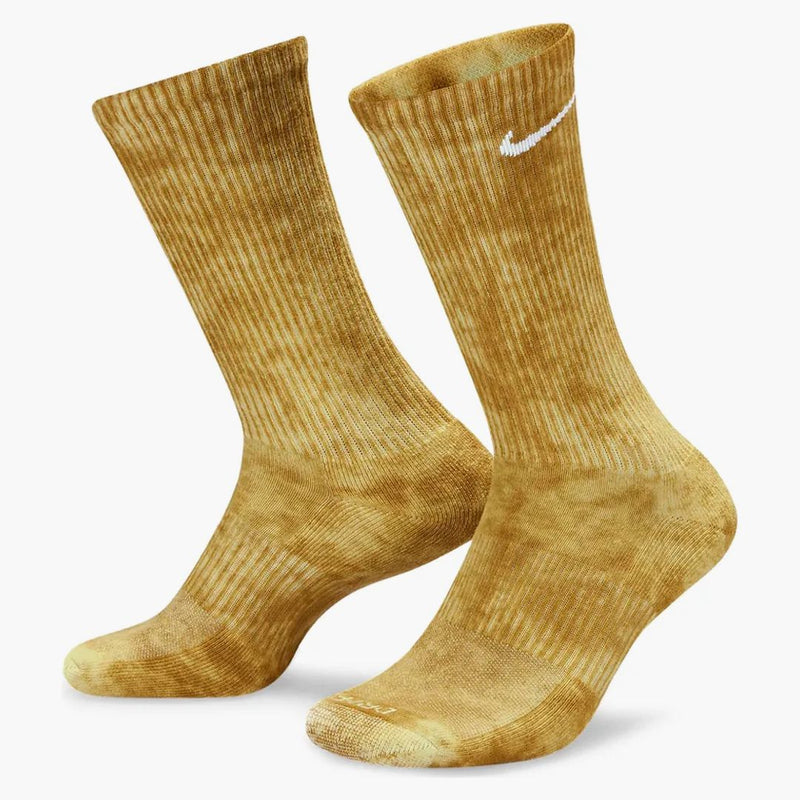 Nike Everyday Plus Cushioned Crew Socks Desert Moss/olive Aura/white