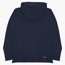 Nike Fff Tech Fleece Full-zip Hoodie Dark Obsidian/university Red
