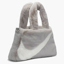 Nike Faux Fur Tote Bag Light Iron Oar
