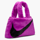 Nike Faux Fur Tote Bag Vivid Purple
