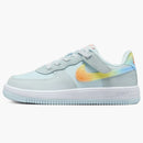 Nike Force 1 Low Easyon Glacier Blue Light Lemon Twist Aquarius Blue Total Orange (ps)