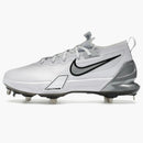Nike Force Zoom Trout 9 Elite White Black Pure Platinum Metallic Silver
