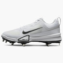 Nike Force Zoom Trout 9 Pro White Pure Platinum Metallic Silver Black