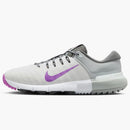 Nike Golf Free Siguiente Naturaleza Naturaleza Blanca Puerte gris gris Vívido Vívido Purple