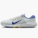 Nike Free Golf Pure Platinum University Gold Wolf Grey Astronomy Blue (wide)