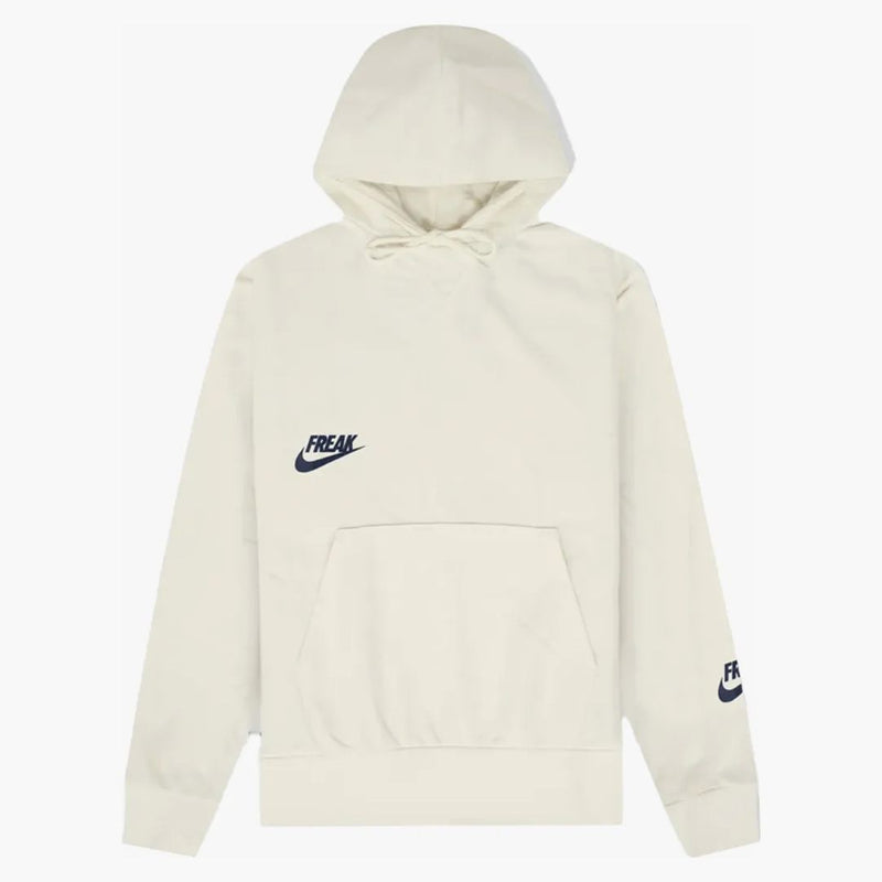 Nike Giannis Freak Logo Pullover Hoodie Sail