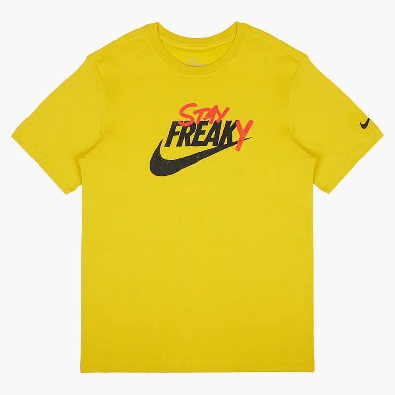 Nike Giannis Stay Freaky Basketball Dri-fit T-shirt Yellow