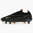 Nike Gripknit Phantom Gx Elite Sg-pro Anti-clog Traction Black Dark Smoke Grey Total Orange