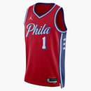 Nike Harden Philadelphia 76ers Nba Statement Jersey Red
