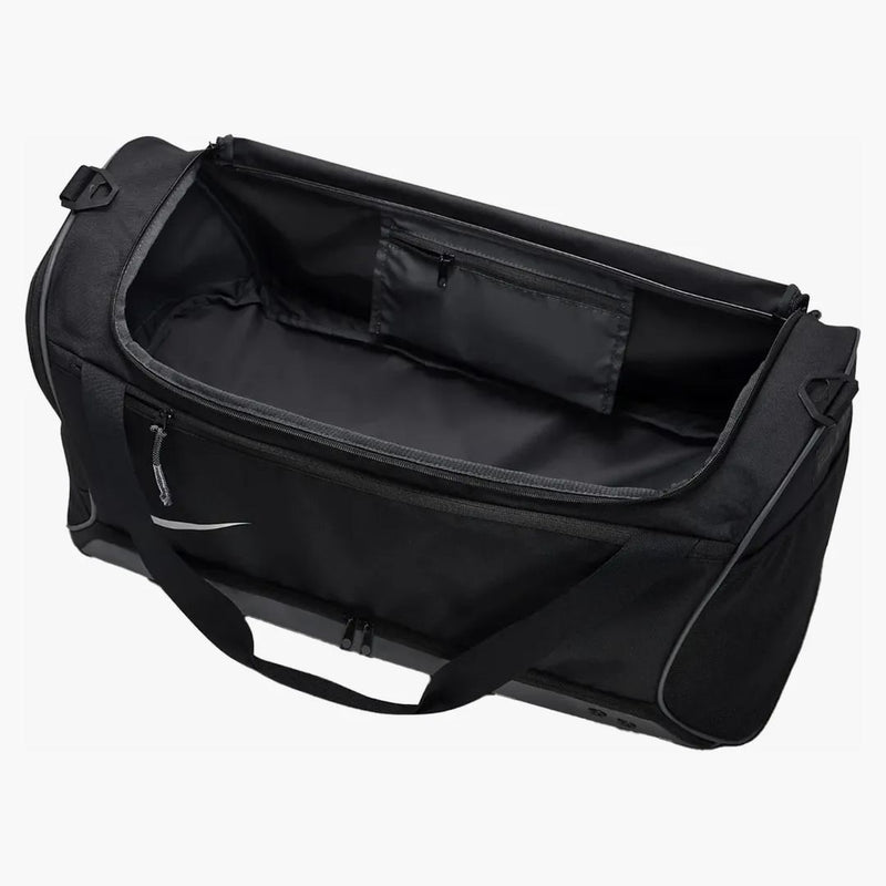 Nike Hoops Elite 57l Duffel Bag Black/iron Grey/metallic Silver