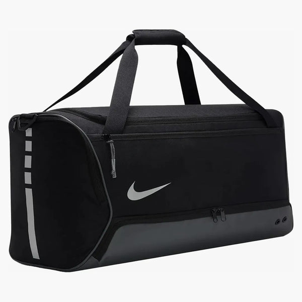 Nike Hoops Elite 57l Duffel Bag Black/iron Grey/metallic Silver