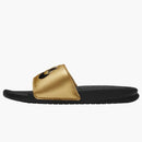Nike Jdi Benassi Slide Black Metallic Gold (women's)