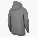 Nike Jordan Air Logo Fleece Hoodie Grey Heather/black