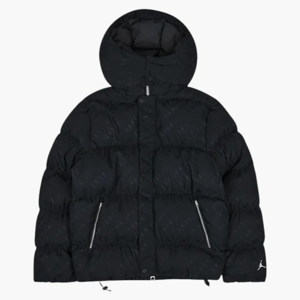 Nike Jordan Essentials Multi Logo Synthetic Filled Puffer Jacket Black/white