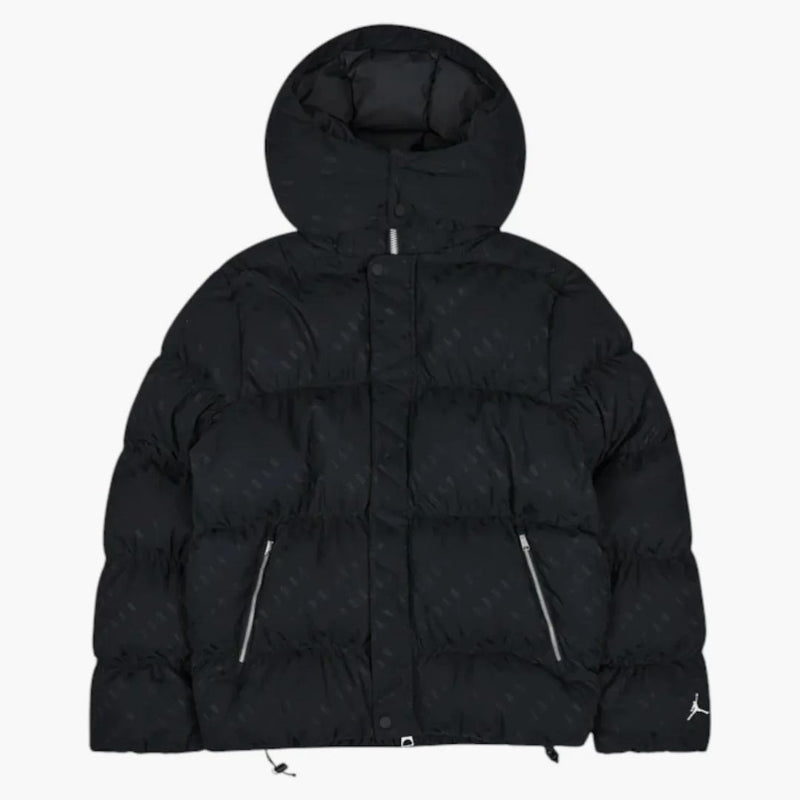 Nike Jordan Essentials Multi Logo Synthetic Filled Puffer Jacket Black/white