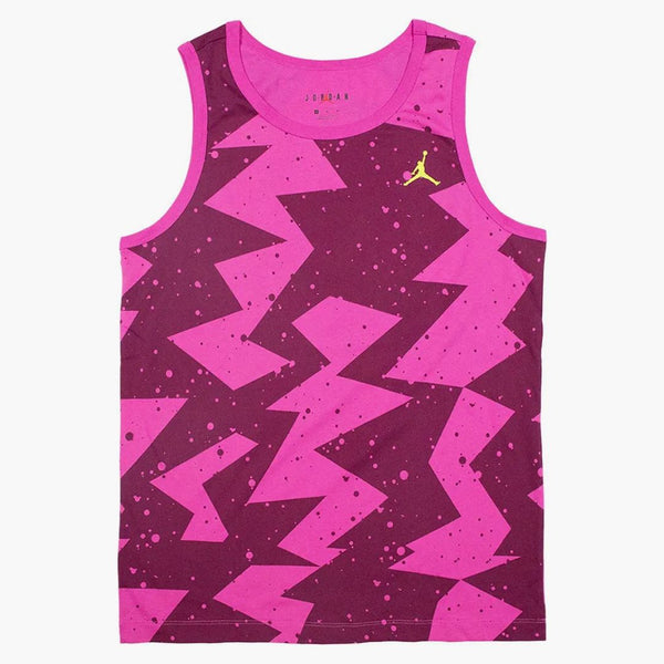 Nike Jordan Printed Poolside Tank Top Bordeaux Red