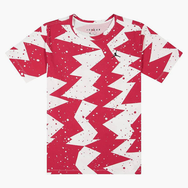 Nike Jordan Printed Poolside Tee Gym Red
