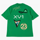 Nike Jordan Xvi Flight Heritage Tee Lucky Green/phantom/black