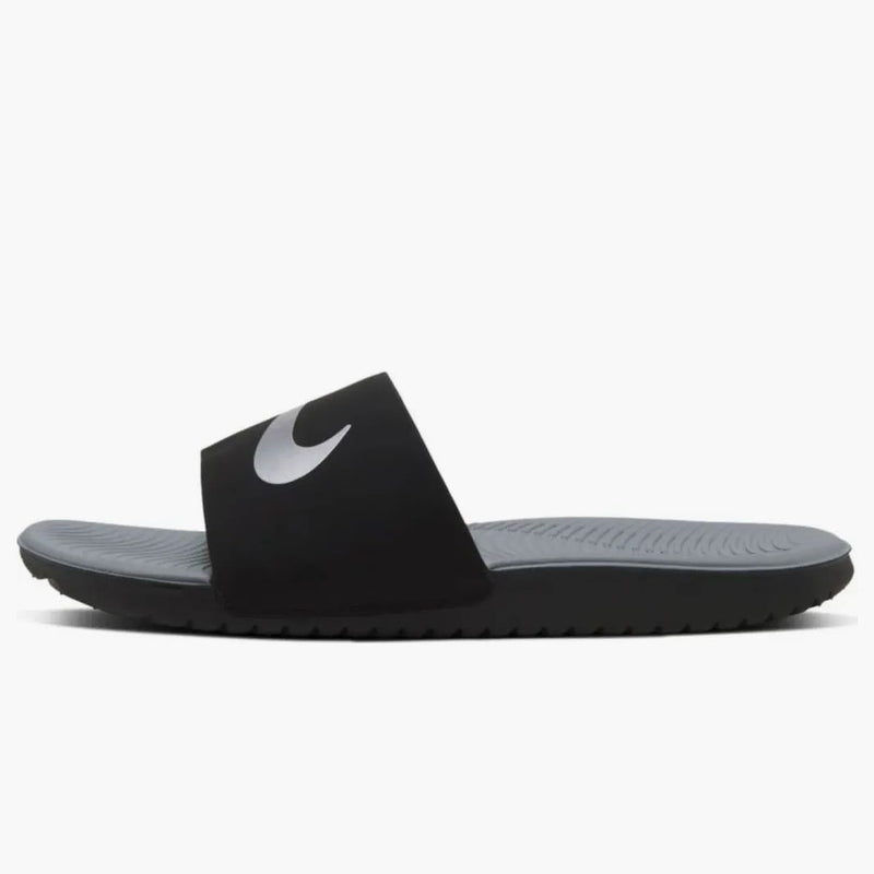 Nike Kawa Slide Black Metallic Silver (gs/ps)