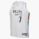Nike Kids Nba Kevin Durant Brooklyn Nets City Edition Swingman Jersey White