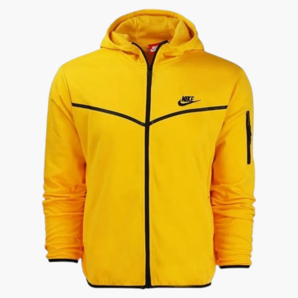 Nike Kids Tech Fleece Full Zip Hoodie & Joggers Set Yellow