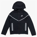 Nike Kid's Tech Fleece Reflective Full Zip Hoodie Black/silver
