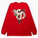 Nike Kobe Bryant Year Of Mamba Max90 Long-sleeve T-shirt (asia Sizing) Red