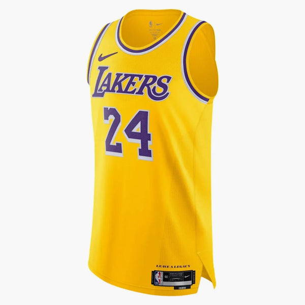 Nike La Lakers Kobe Bryant #24 Leave A Legacy Jersey Yellow