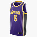 Nike la Lakers Lebron James Jersey Purple