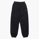 Nikelab Women's Solo Swoosh Fleece Sweatpants (asia Sizing) Black
