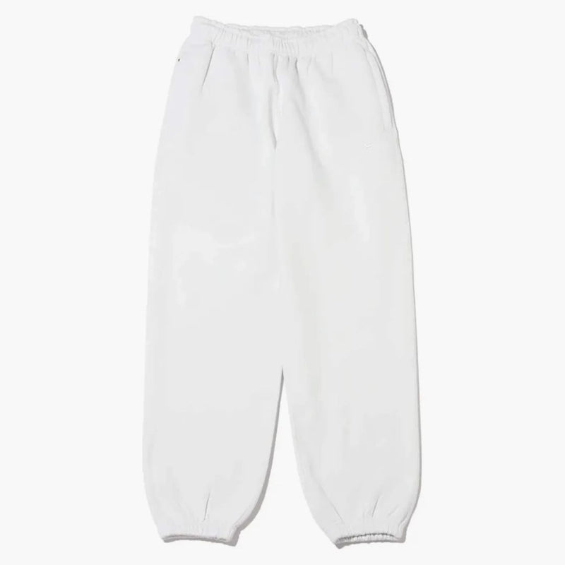 Nikelab Women's Solo Swoosh Fleece Sweatpants (asia Sizing) Summit White