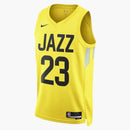 Nike Lauri Markkanen Utah Jazz Dri-fit Jersey Yellow