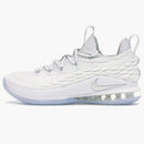 Nike Lebron 15 Low White Metallic Silver