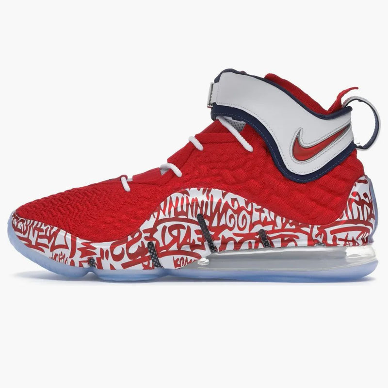 Nike Lebron 17 Graffiti Remix Red